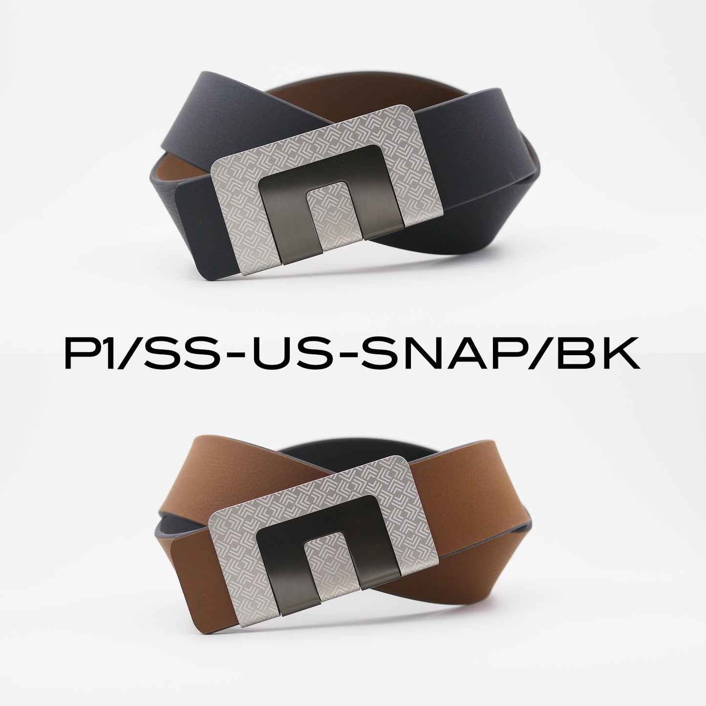 MIN BELT - SILVER P1 BUCKLE, USUAL STRAP